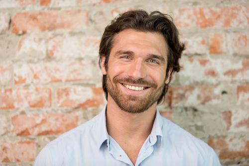 young man with gum disease in burke va